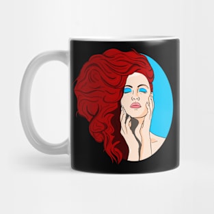 Redhead Woman Mug